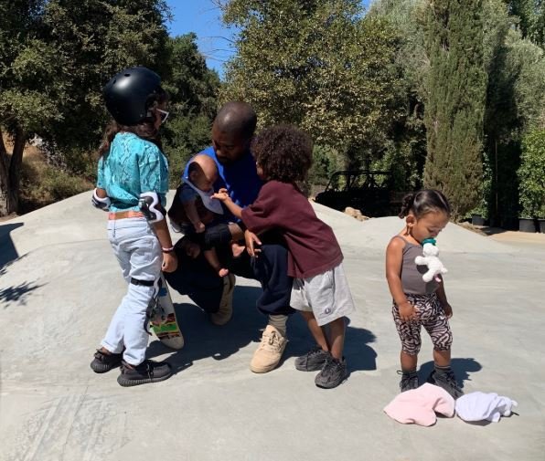 Kanye West is stayed in 'very secure' shelter at Wyoming and 'doesn't trust' spouse Kim Kardashian or her family
