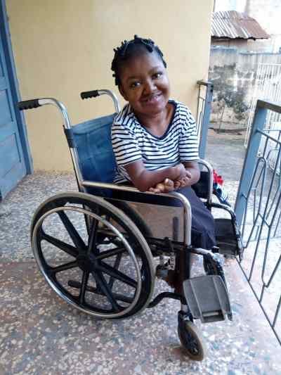 Disabled Bose Okeowo has done a great and brilliant portrait of Anthony Joshua