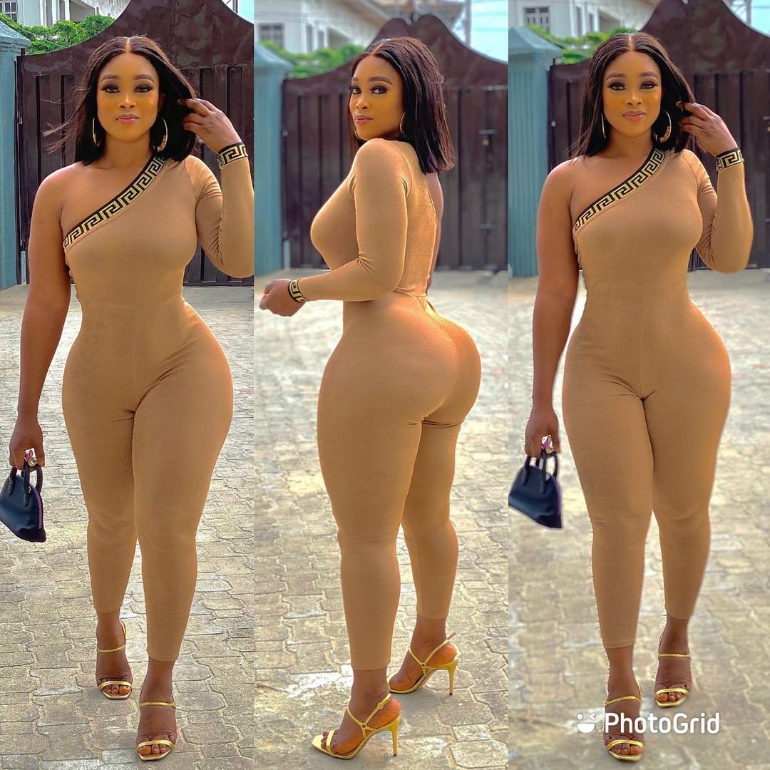 Ini Edo Curvy Shape Is A Learner Compared To Princess Chidinma Curvy Shape (PHOTOS)