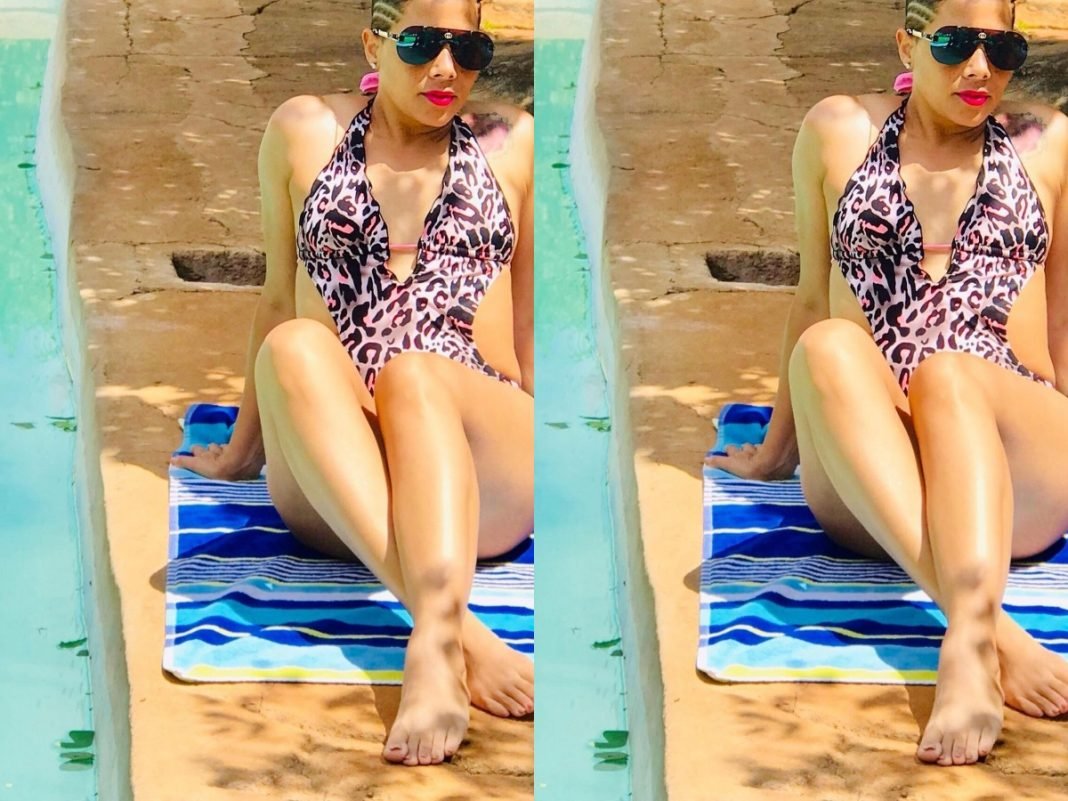 Regina Daniels’ Rival Her co-wife, Phyllis Thompson Goes Seductive In Hot Bikini (Photo)