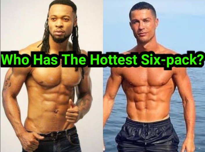 Six-packs Battle: Who Has The Hottest Six-pack? Flavour or Ronaldo (Photos)