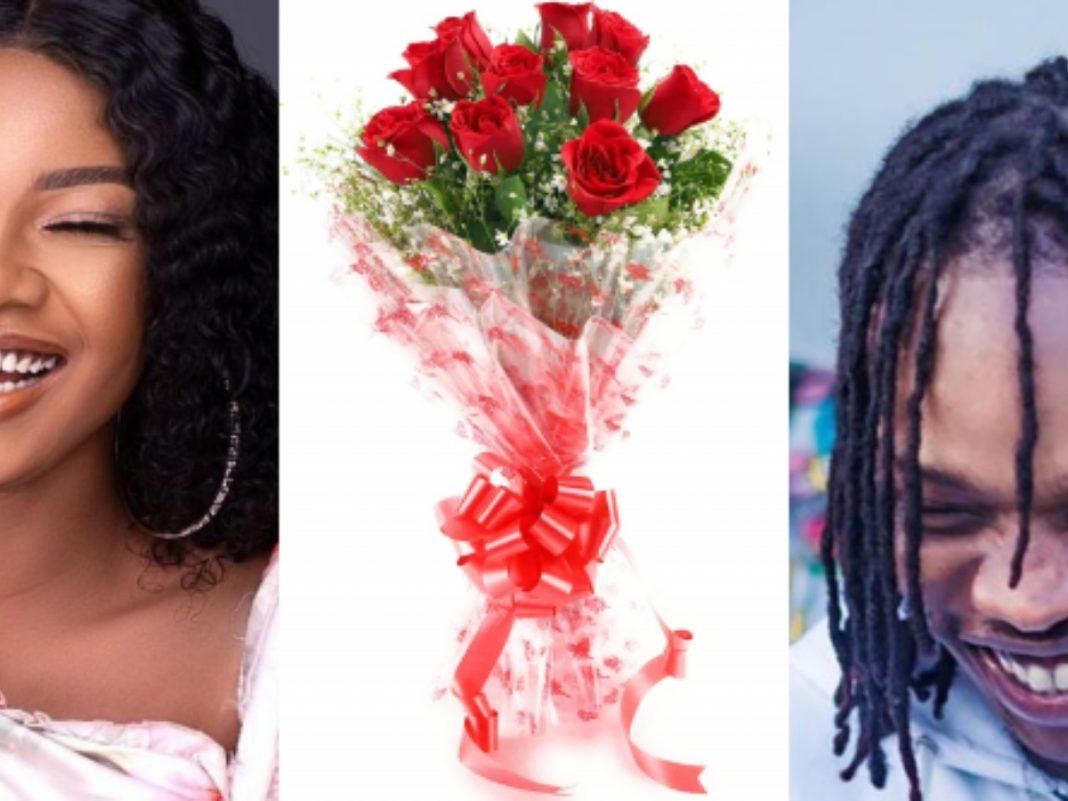 Naira Marley Proposes Love To BBNaija’s Tacha With Rose Flowers (Video)