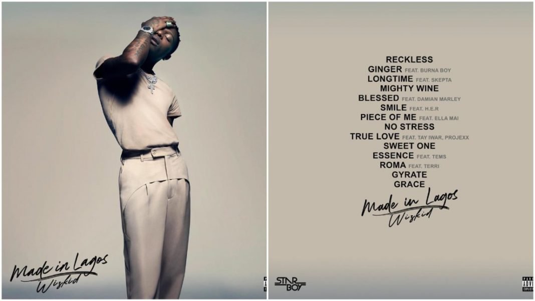 Wizkid’s ‘Made In Lagos’ Album Listed Among British Vogue’s ‘12 Best Albums Of 2020’
