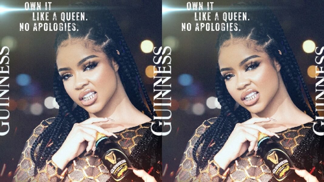 Nengi Flaunts Gold Teeth In New Guinness Advert
