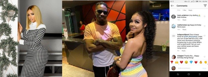 Fans React As Mercy's Ex-boyfriend, Ike, Wishes Nengi A Happy Birthday