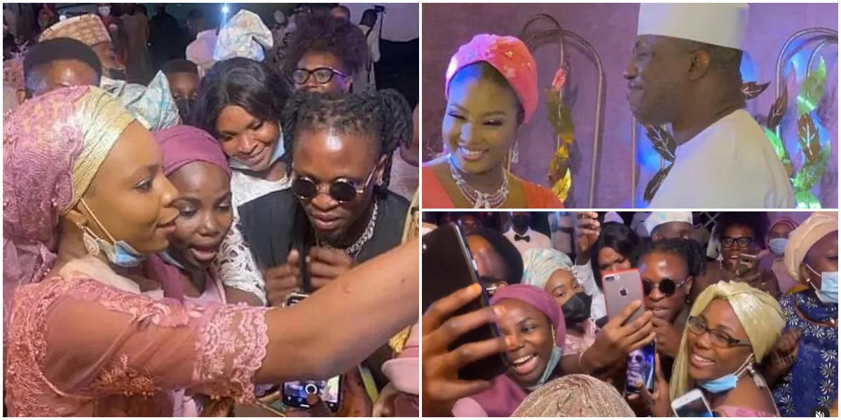 Laycon's Fans Turn Wedding Of Ex-Speaker Dimeji Bankole Into Concert(Videos)