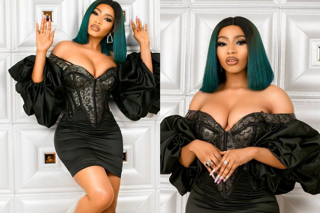 Mercy Eke Brags As She Shows Off Receipt Of Her Birthday Dress Worth Over N1.8 Million
