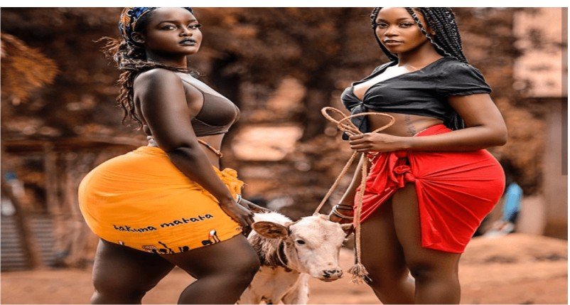 These two Uganda Black Beautiful Ladies will make you whoa!- Pictures