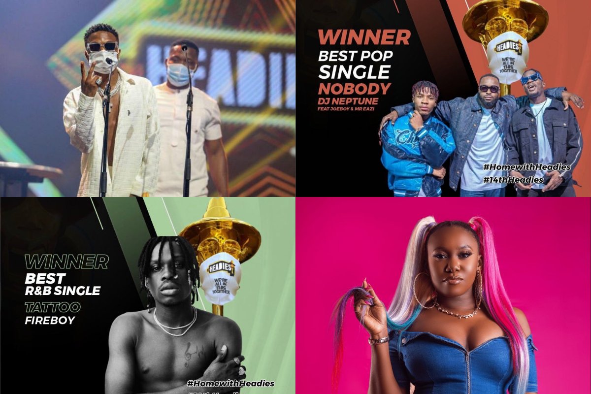 FULL LIST Of Winners At The 14th Headies Awards