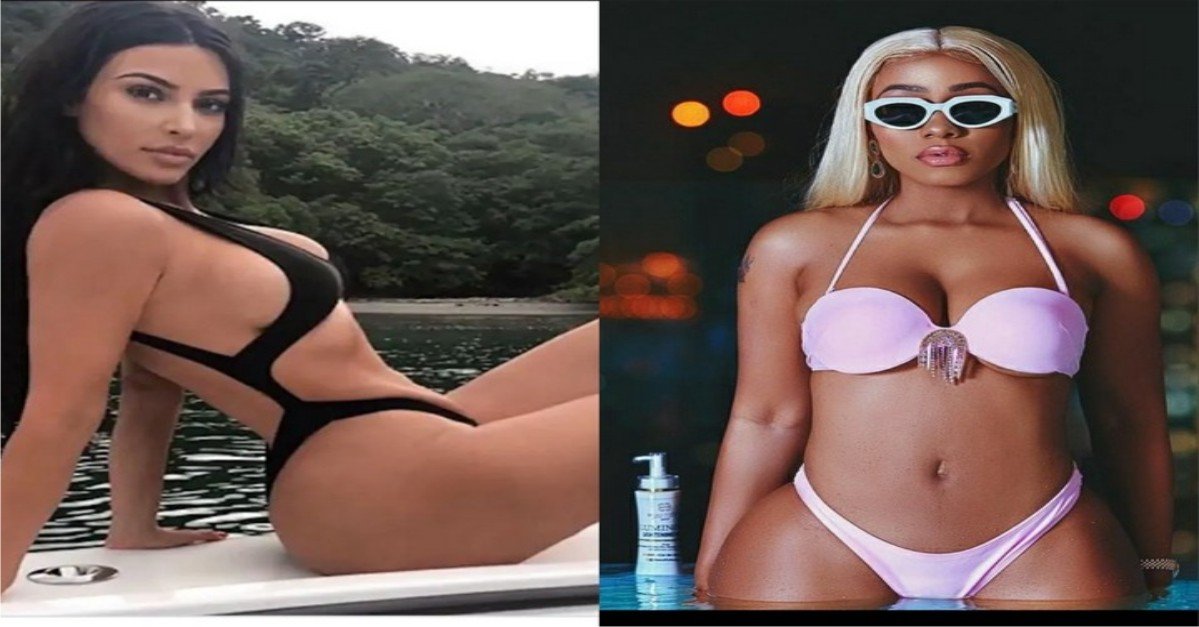 Mercy Eke And Kim Kardashian who rocks more on Bikini (Photos)