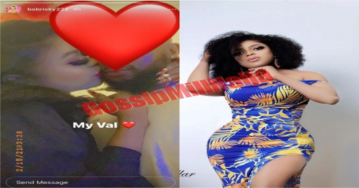 Bobrisky Finally Shares Photo Of Him And His Valentine Boo Kissing