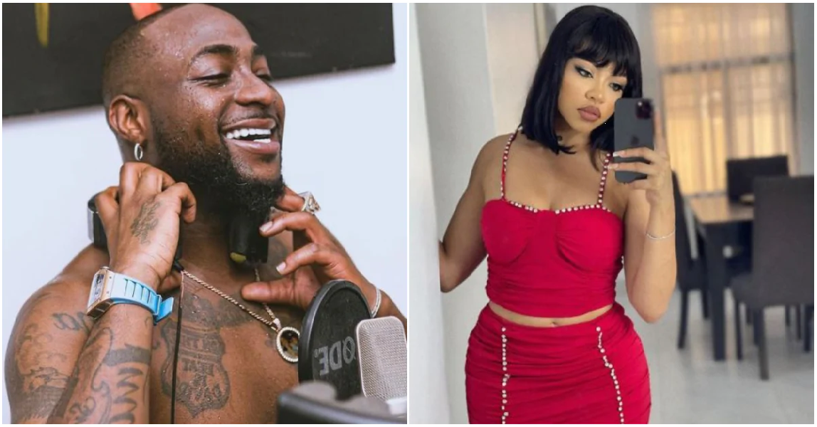 Reactions As Davido And Nengi Unfollow Each Other On Instagram