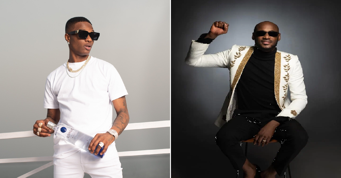Wizkid Prostrate While Greeting 2baba At The #14Headies (Video)