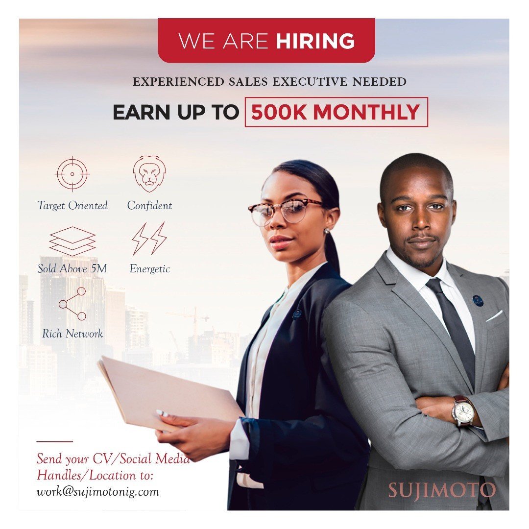 Earn Up To 500K Working For Sujimoto
