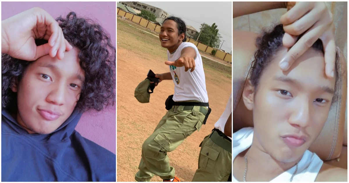 Reactions As Photo Of 'White' Man Serving Nigeria As Corp Member In NYSC Uniform Causes Stir Online