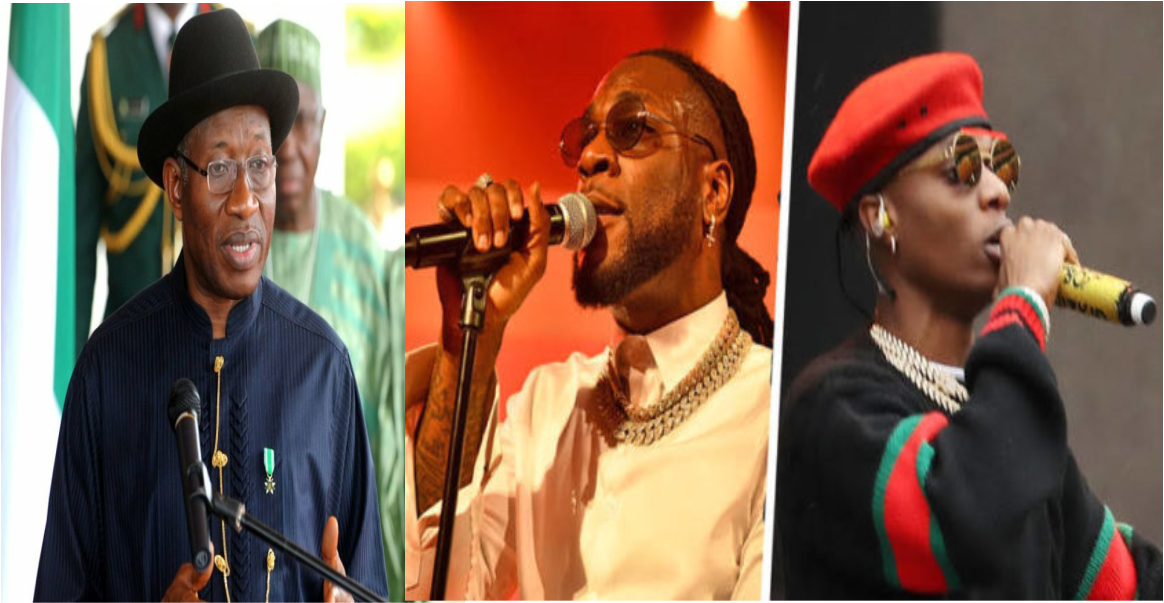 Grammy: Goodluck Jonatha Congratulates Burna Boy And Wizkid