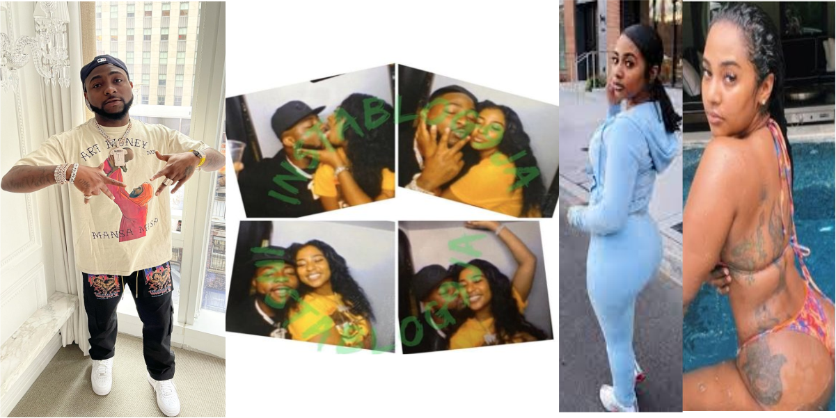 Singer Davido And Rumored New Girlfriend, Mya Yafai, Melt Hearts As They Lock Lips At A Party In The US