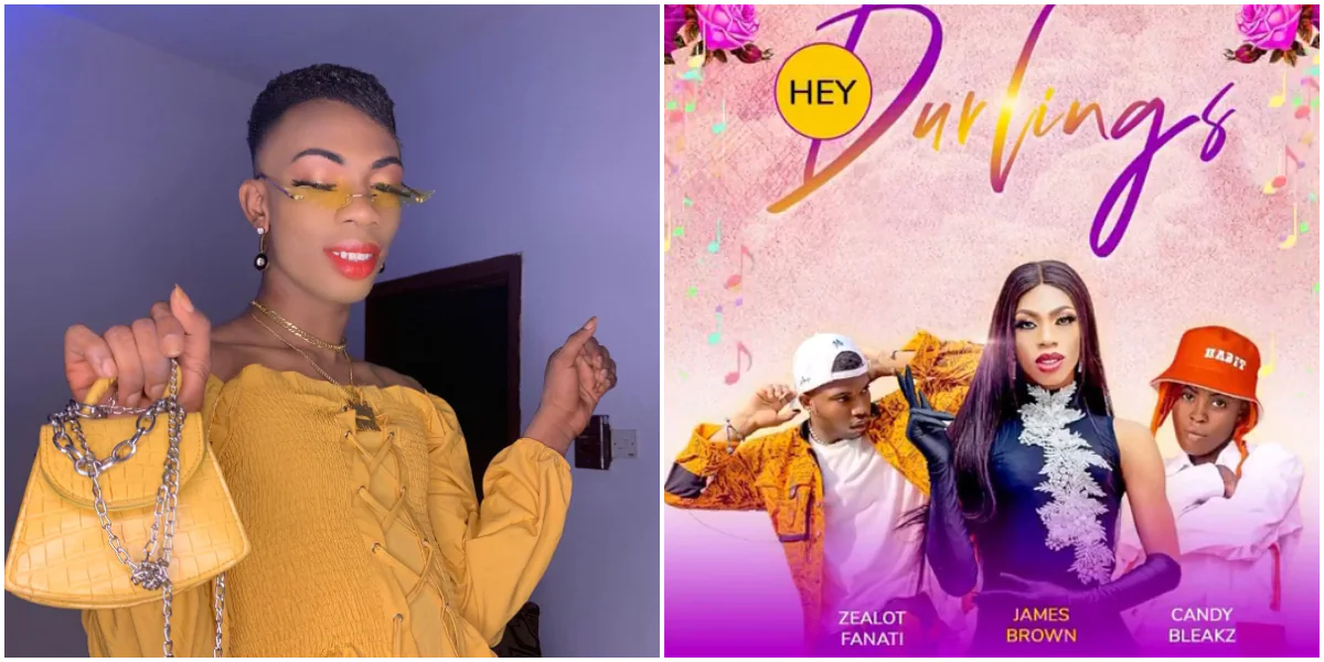 Crossdresser James Brown Takes Social Media By Storm As He Drops New Song