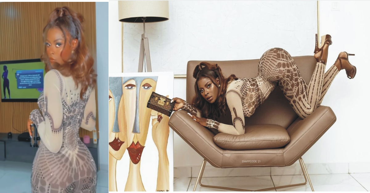 Koko Puts Her Hot Body On Display In Transparent Outfit (photos/video)