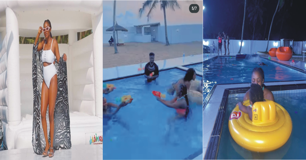 Watch Some Photos And Videos Of Simi From Her Pool Party