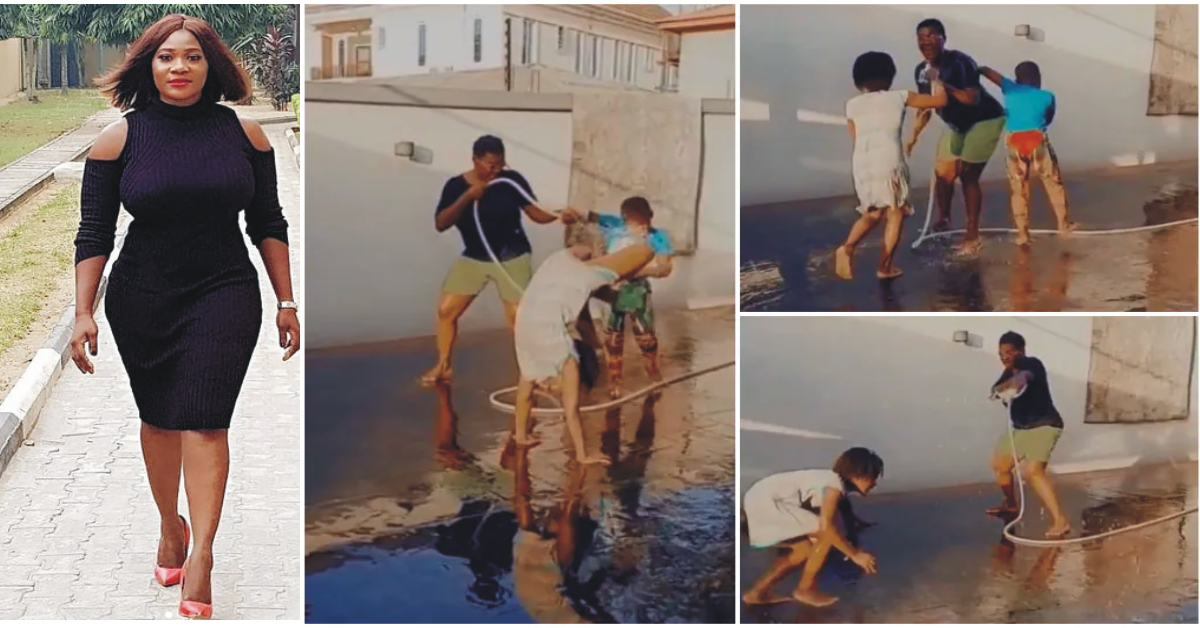 "Until You Have This Type Of Fun, U Have Not Actually Started Living": Netizens React To Mercy Johnson Funny Video With Her Kids
