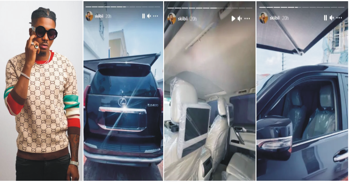 Singer Skiibii Acquires New Lexus SUV Worth Millions (Photos)