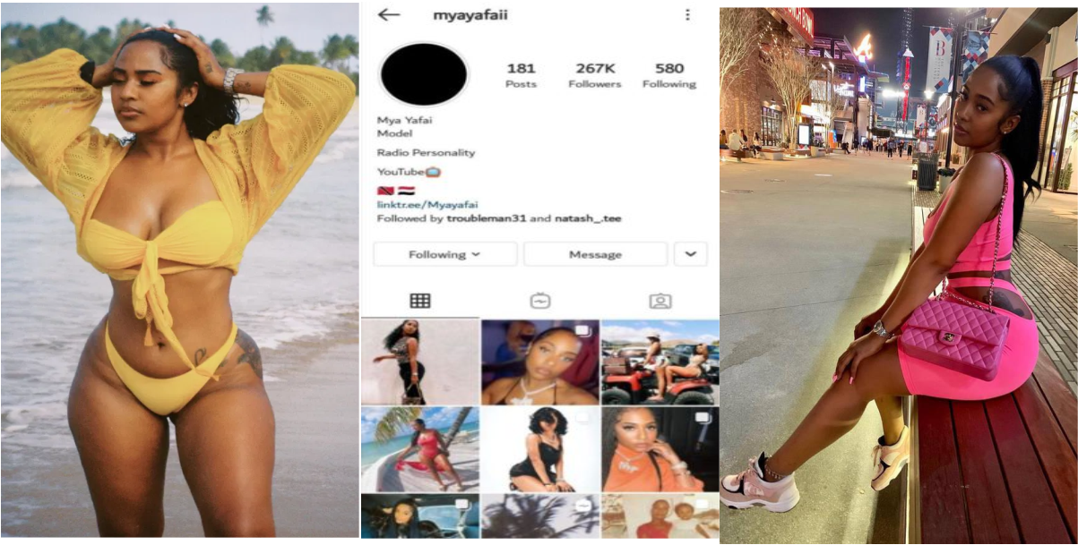 Davido’s Alleged Lover Mya Yafai Is Back On IG!