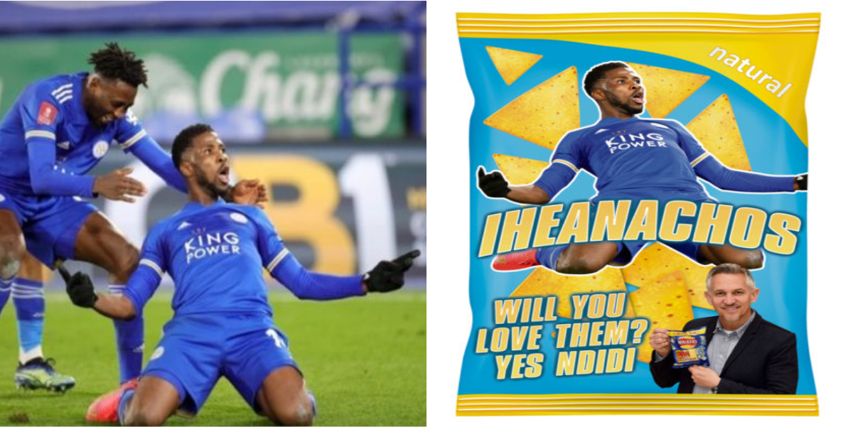 Iheanacho Appears On Packet Of Crisps In UK
