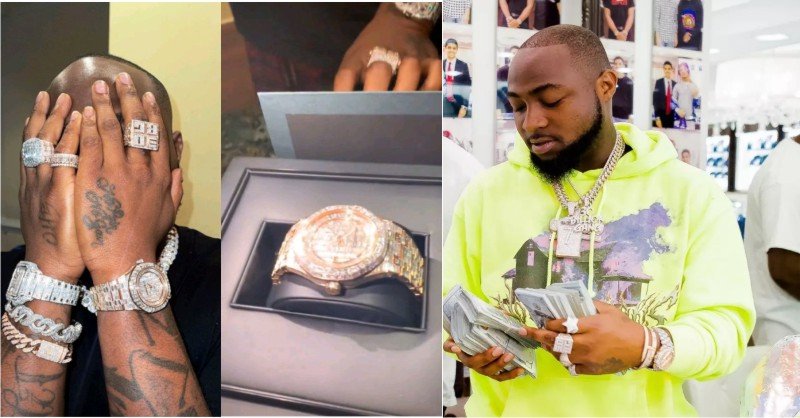 Davido Spends Millions On Jewelry Just Few Hours After Arriving In Atlanta
