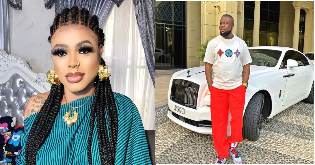 “Be careful who you roll with”- Bobrisky reacts as 100K People Unfollow Hushpuppi on Instagram