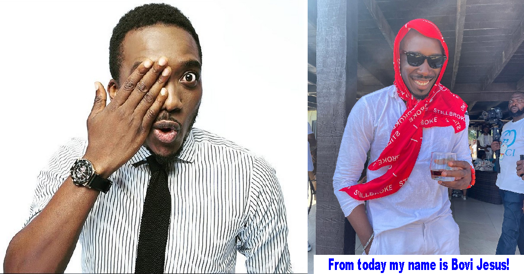 Comedian Bovi Stirs Reactions As He Add Jesus To His Name
