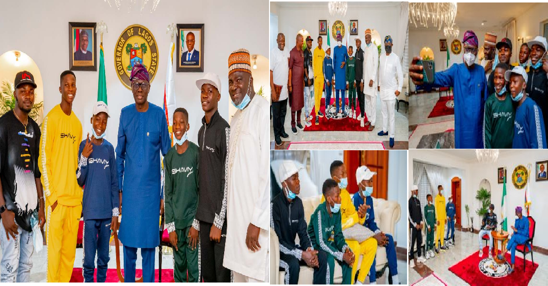 Lagos State Gov. Applauds Ikorodu Bois For Their Creativity As He Host Them