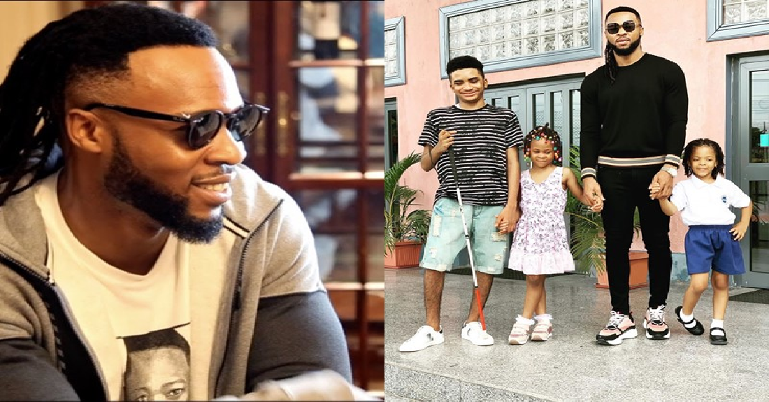 "Proudly Onye Igbo": Fans React As Flavour Teaches His Children His Native Language(Video)