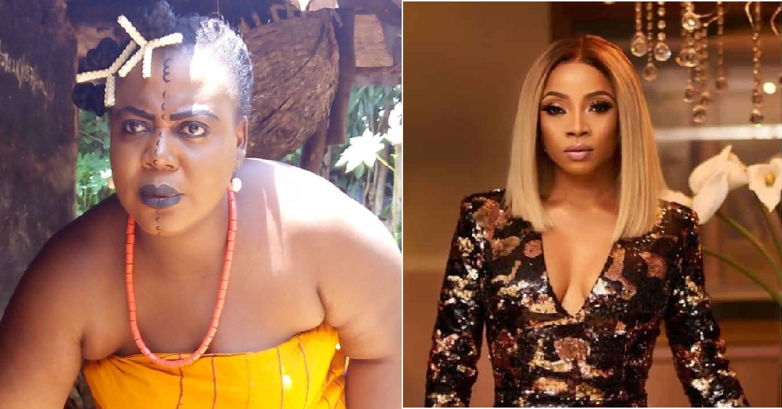 "After Deceiving Young Girls":Uche Ebere React to Toke Makinwa’s Post on Being Hungry for Love
