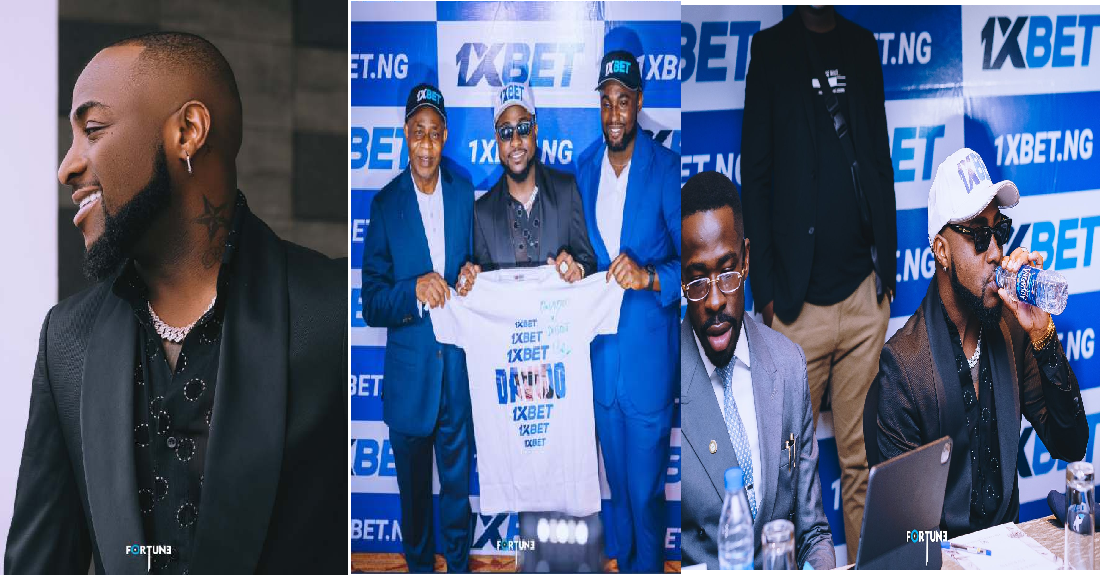 "God is good ! Looking forward": Davido Says As He Bags Partnership Deal With Betting Company, '1xBET Nigeria'
