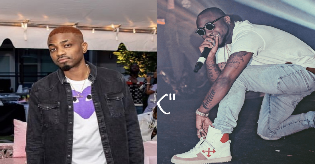 Watch Moment Davido Knelt Down to Shizzi To Appreciate His Effort In His Career (Video)