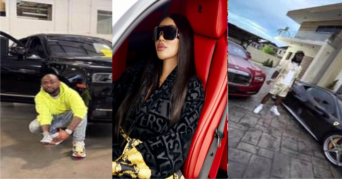 Dencia Shades Davido And Burna Boy As She Buys Her 3rd Rolls Royce