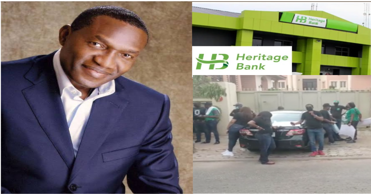 Staffs of Heritage Bank Storms Senator, Andy Uba House Over Unpaid Debt[Video]