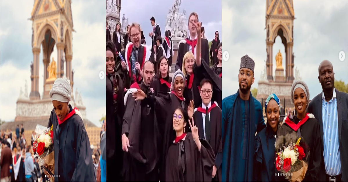Aisha Buhari Hails Her Daughter, Hanan After She Graduated With Distinction From Royal College Of Art, UK(PHOTOS)