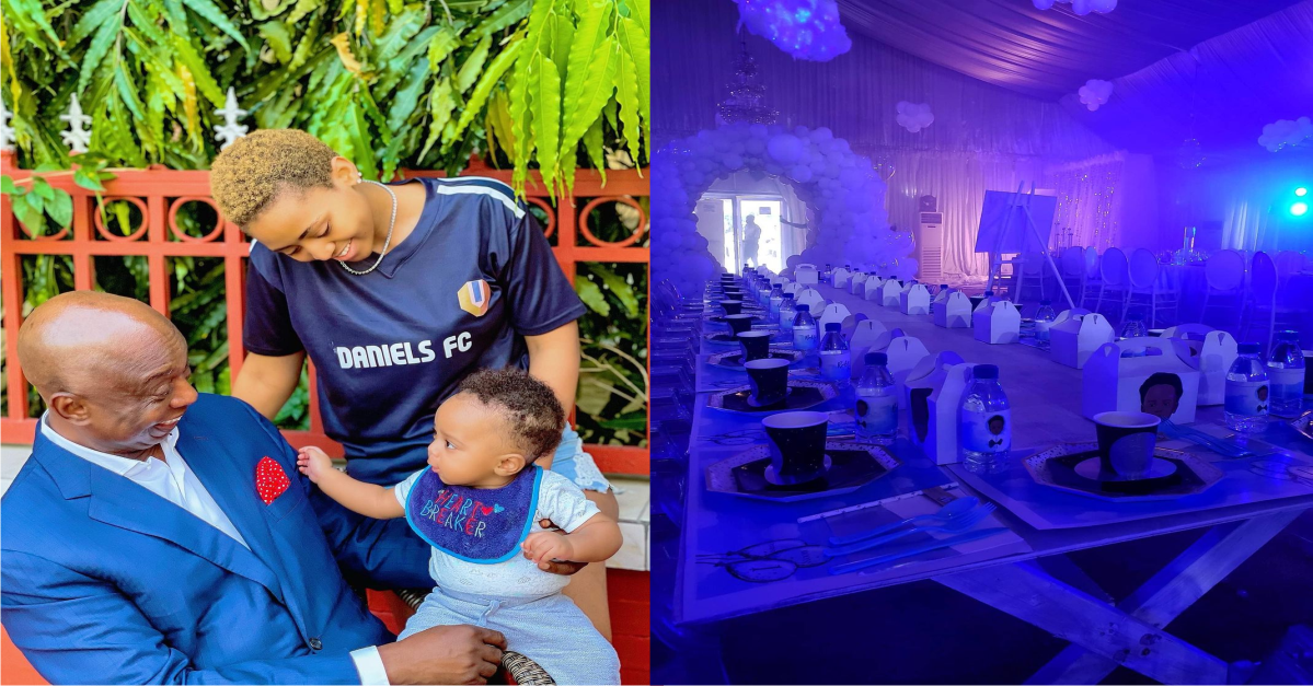 See Photos From Regina Daniels And Ned Nwoko Son’s lavish Birthday Party (photos)
