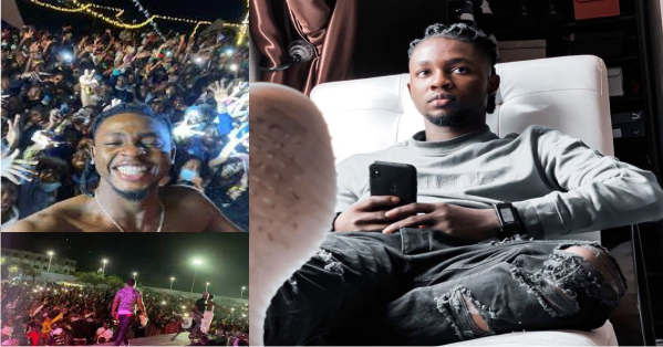 Singer, Omah Lay Sends His Gambia Fans Wild, With His Vibes(VIDEO)