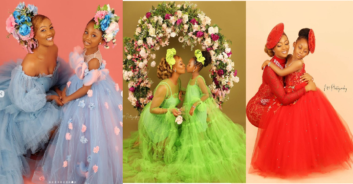 Checkout 10 Adorable Photos of Osas Ighodaro & Her Daughter Azariah