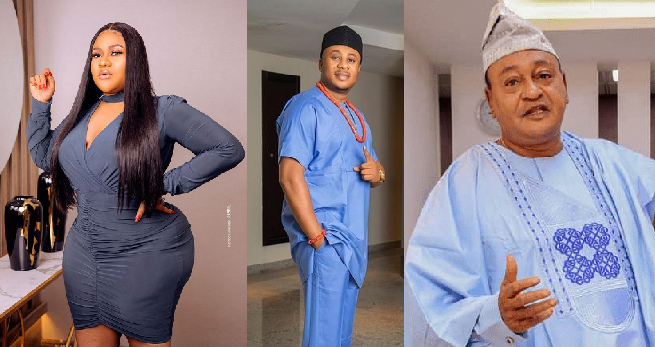 “Kindly be ready for me” – Nkechi Blessing’s Husband Warns Jide Kosoko Over The Threat Made Against His Wife