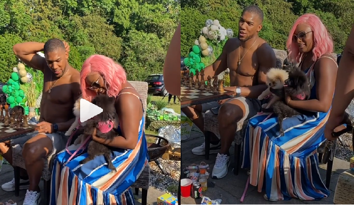 “Joshua no like her, he sees her like a sister” – Netizens React To New Video Of DJ Cuppy And Anthony Joshua