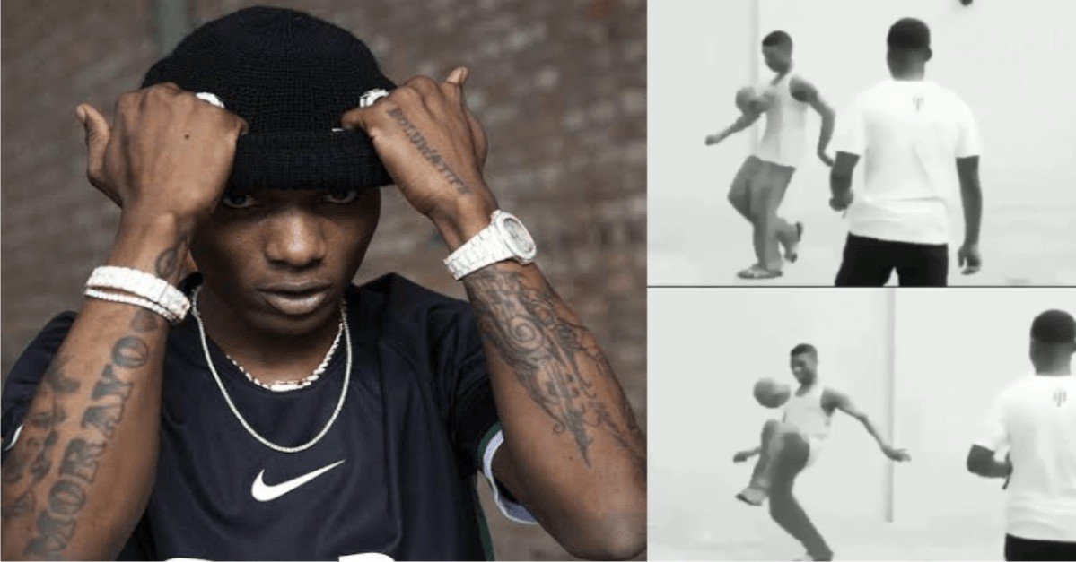 Reactions as Wiskid Shows his Amazing Juggling Skill - Video