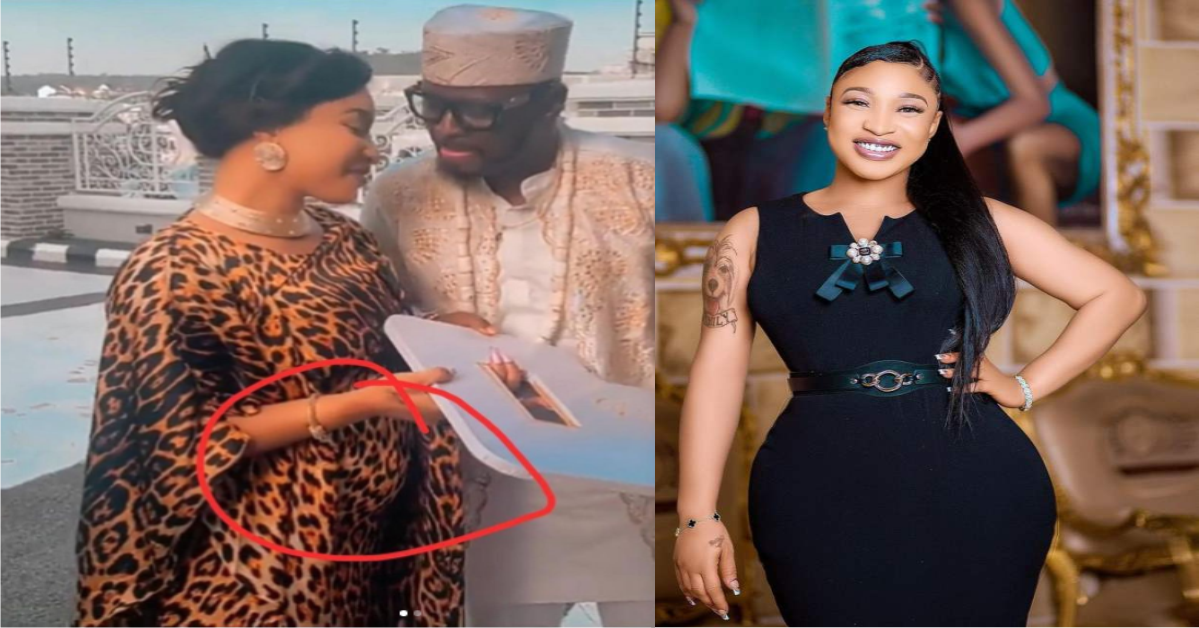 Tonto Dikeh’s Pregnancy Rumours Finally Confirmed(VIDEO)
