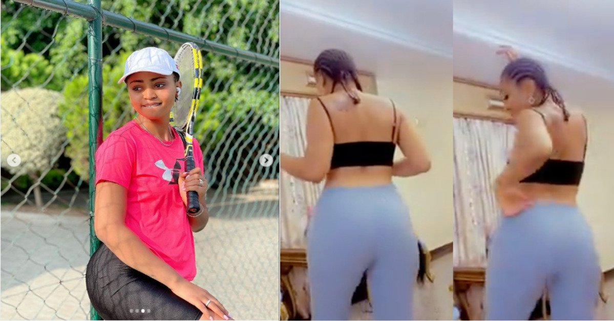Regina Daniels Breaks The Internet With Her Dance Moves(Video)