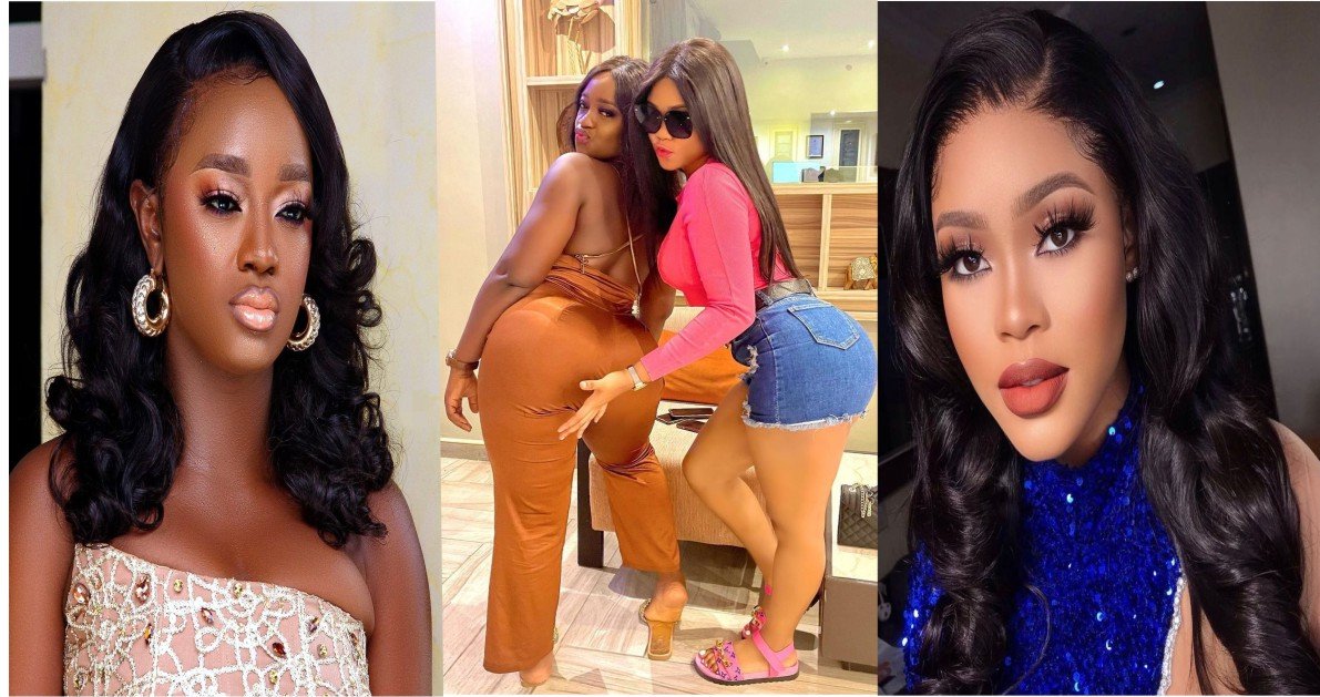 Mixed Reactions As Actress, "Luchy Donald" Shares This Sultry Picture Of Herself With Actress Chioma