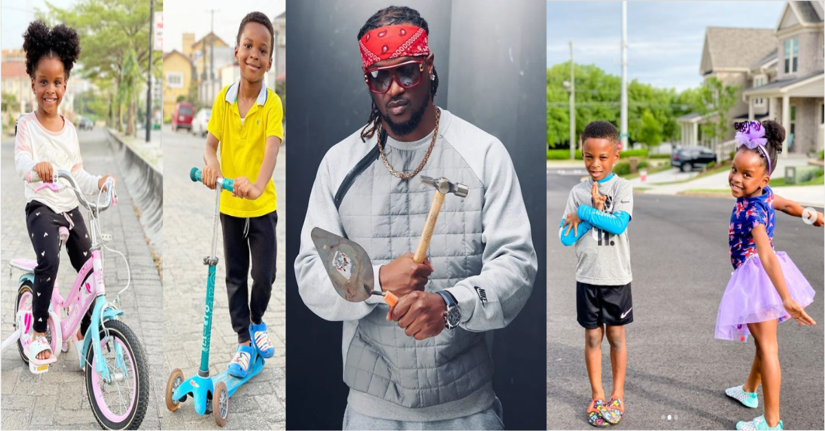 Rudeboy Celebrates His Twins As They Turn 4(PHOTOS)