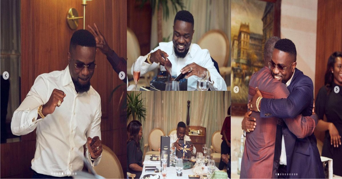 Priceless Moment Sarkodie Walked Into A Surprise Party(PHOTOS)